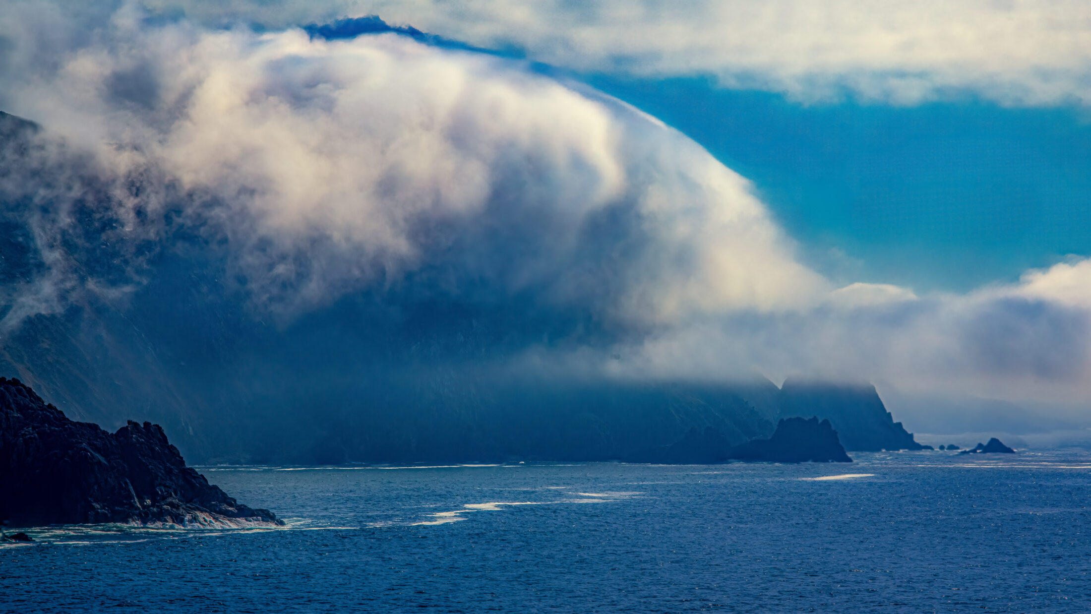 Dramatic Clouds over the Galician Coast